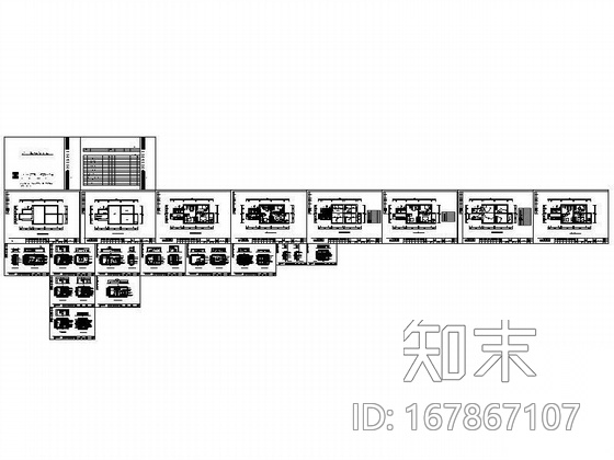 [杭州]两居雅宅设计图施工图下载【ID:167867107】