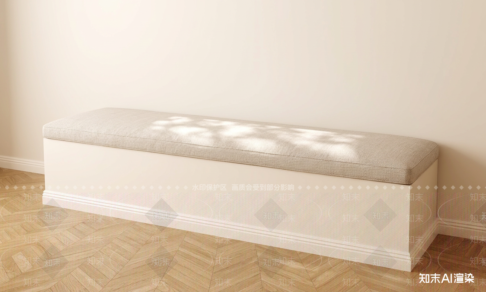 窗边卡座沙发凳3D模型下载【ID:1227408189】