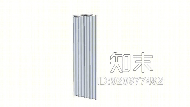 窗帘动态SU模型下载【ID:920977492】