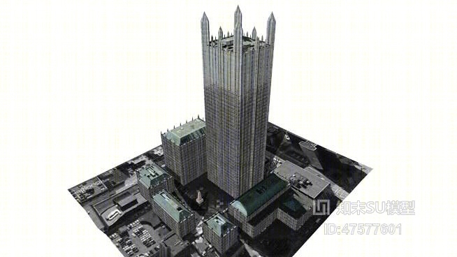 高层公建SU模型下载【ID:319283581】