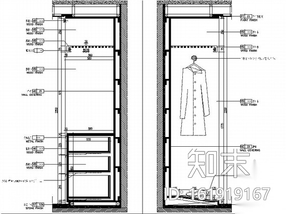 [三亚]全球连锁酒店奢华欧式双床型客房装修施工图（含效...cad施工图下载【ID:161919167】