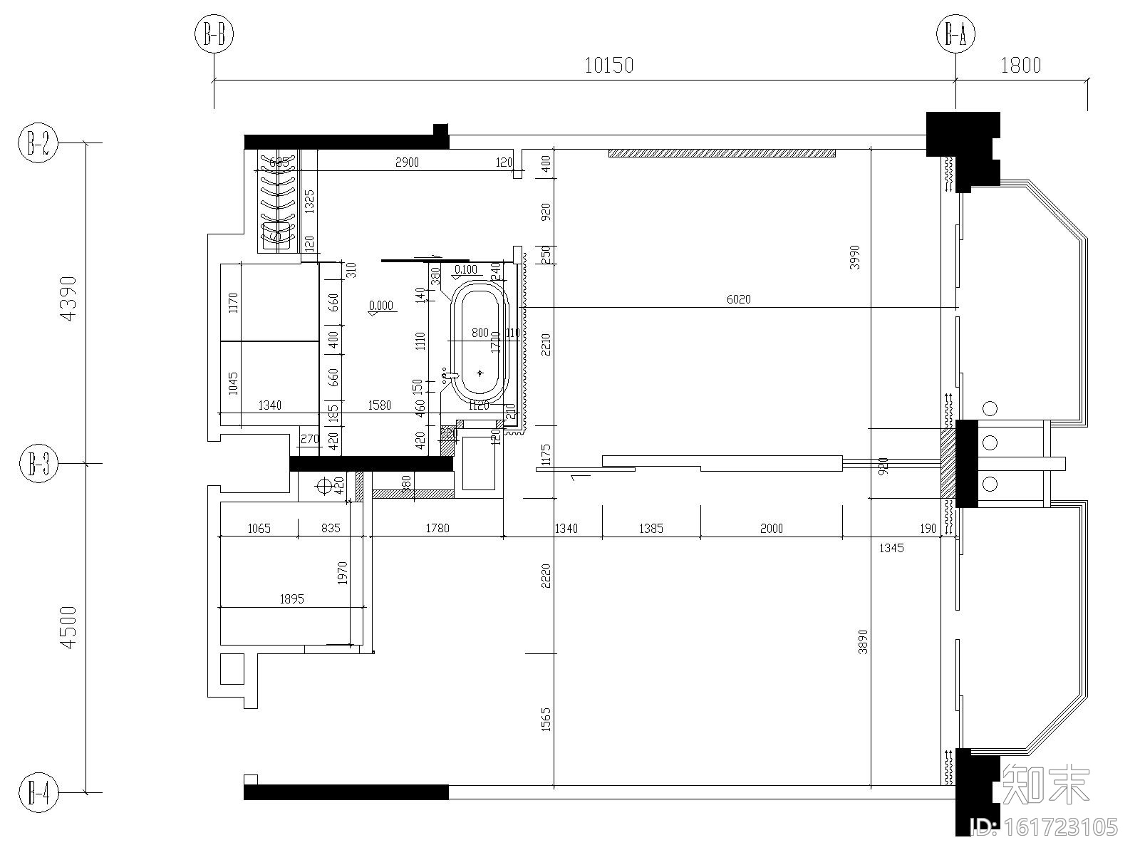 [东莞]帝豪花园酒店全套设计施工图（含超全水电、消防...cad施工图下载【ID:161723105】