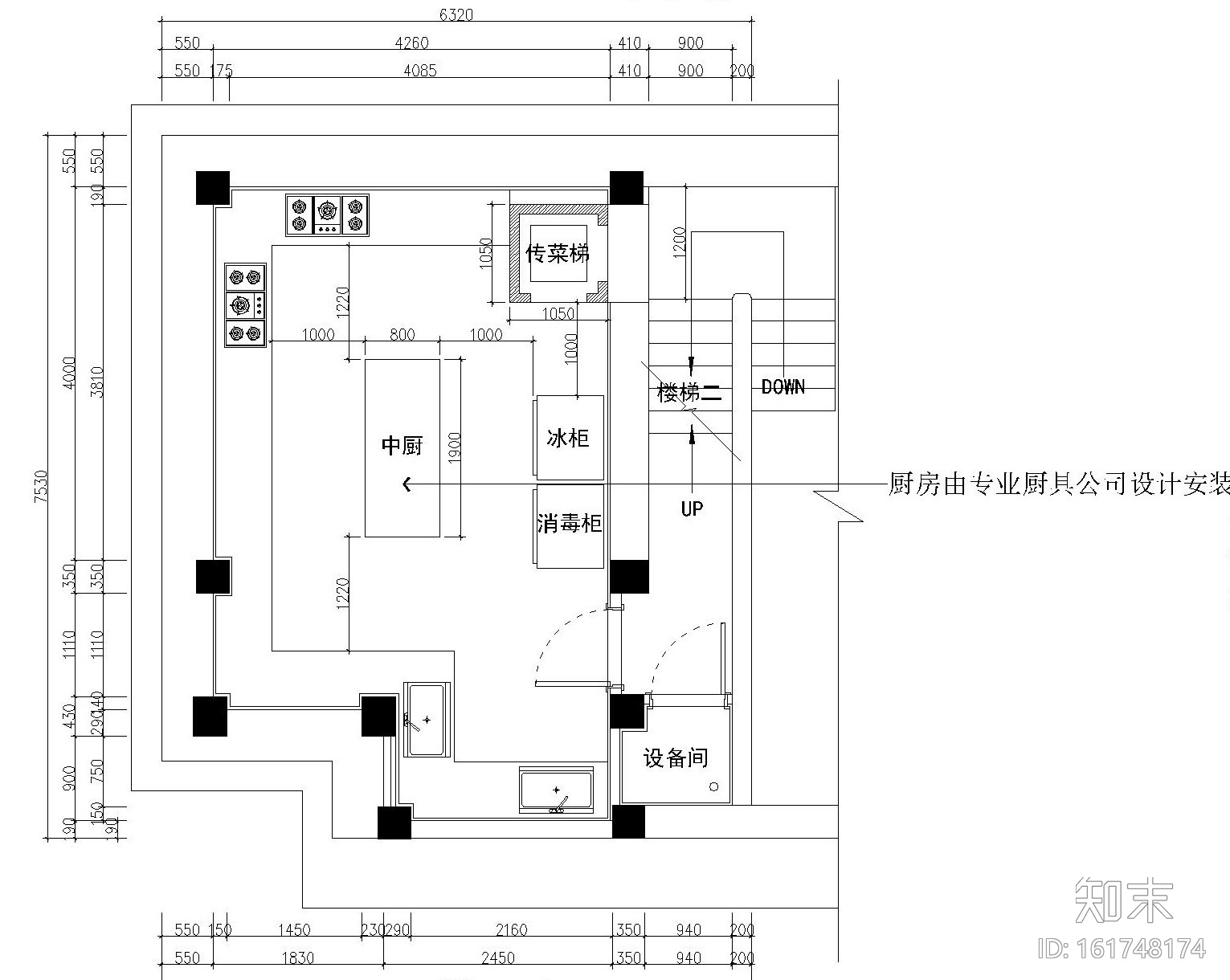 新中式--禅意茶楼餐厅设计施工图（附效果图）cad施工图下载【ID:161748174】