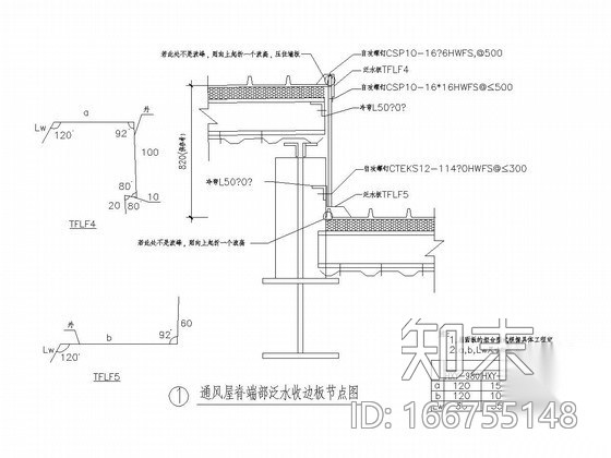 钢结构彩板包边详图大全施工图下载【ID:166755148】