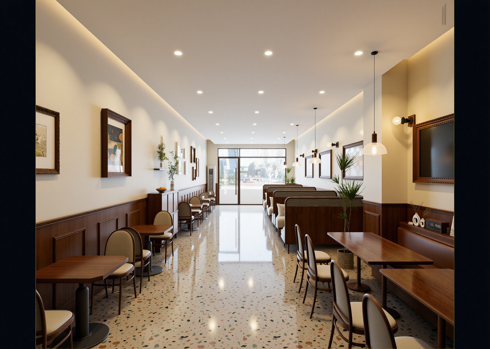 复古咖啡厅3D模型下载【ID:1214809573】