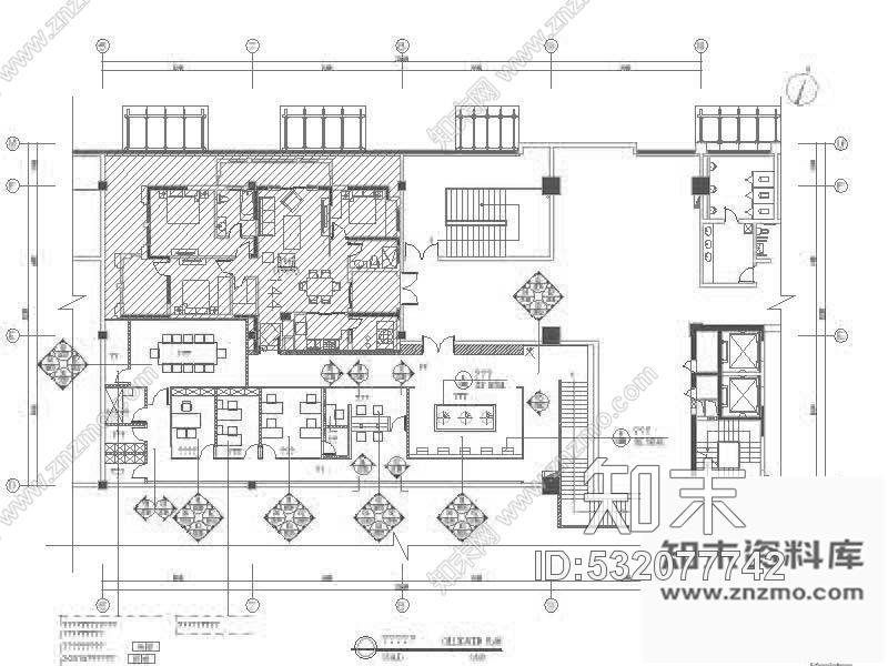 施工图金凯悦售楼处装修图cad施工图下载【ID:532077742】