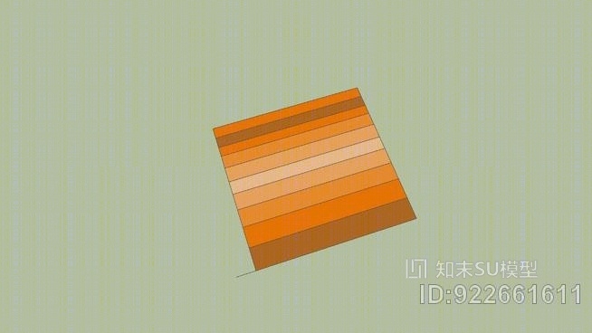 橙色地毯SU模型下载【ID:922661611】