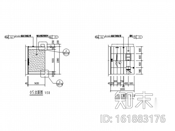 [湖南]休闲时尚酒店客房室内施工图（含效果图）cad施工图下载【ID:161883176】