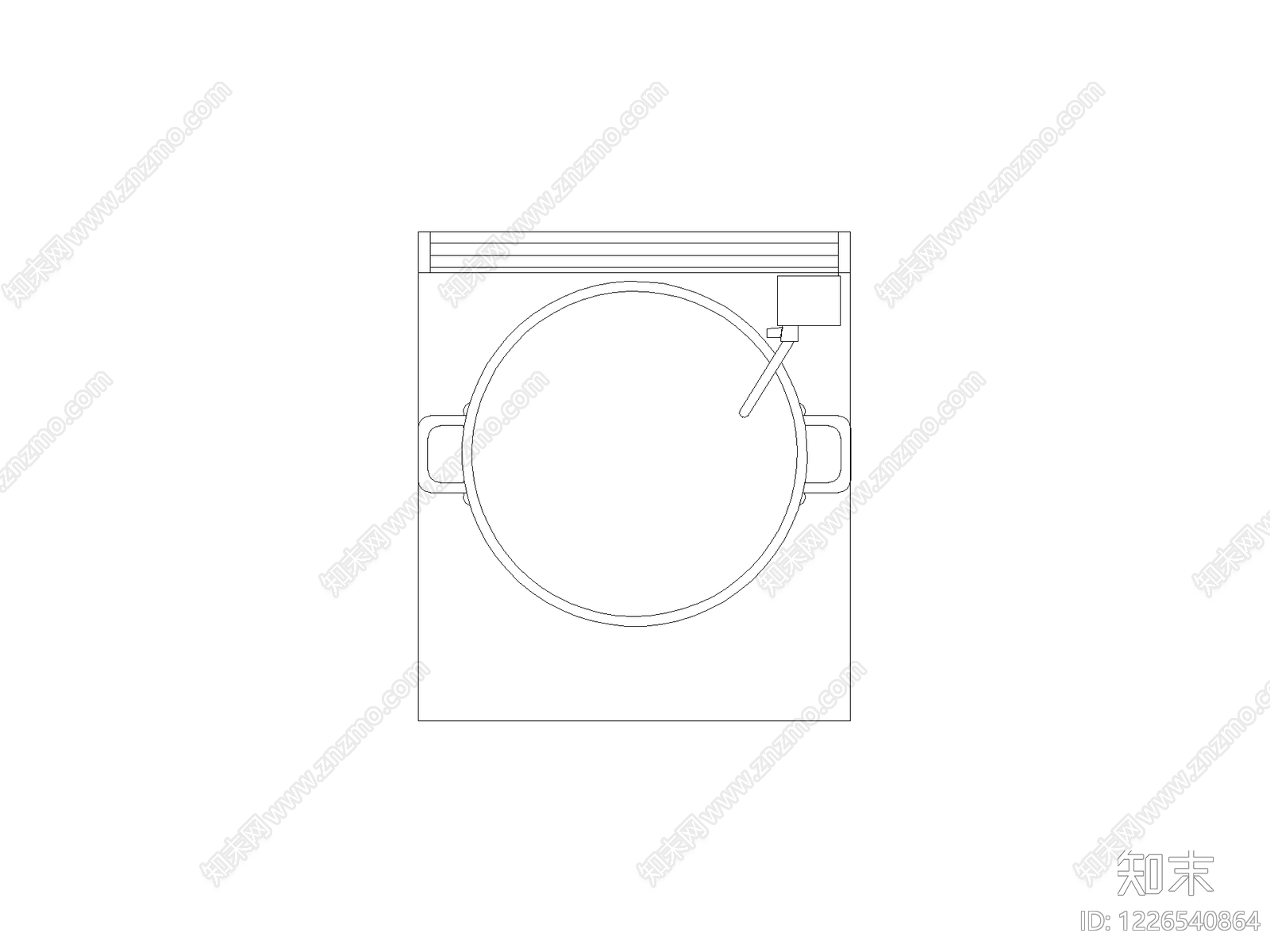 厨房设施cad施工图下载【ID:1226540864】