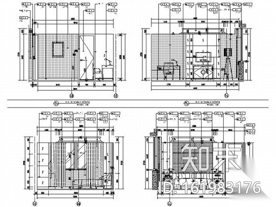 公寓式酒店客房装修图Ⅱcad施工图下载【ID:161983176】