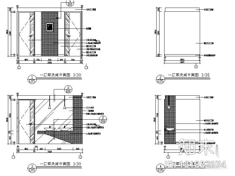 某环保大楼办公楼装修施工图cad施工图下载【ID:161832174】