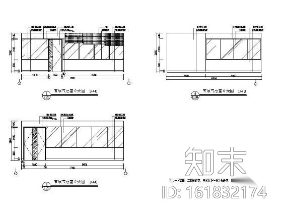 某环保大楼办公楼装修施工图cad施工图下载【ID:161832174】