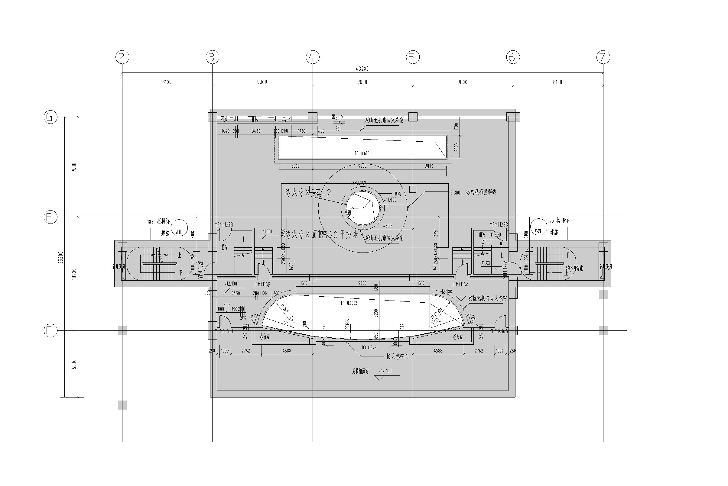 四川大学科学与艺术中心教学楼设计施工图cad施工图下载【ID:165144166】