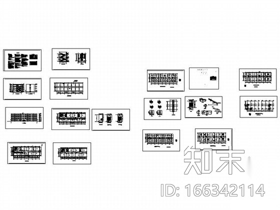 [毕业设计]郑州某四层中学教学楼建筑设计施工图（含计算...cad施工图下载【ID:166342114】