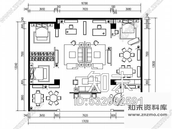 施工图甘肃现代知名家具卖场装饰装修工程CAD施工图含效果图施工图下载【ID:532002591】