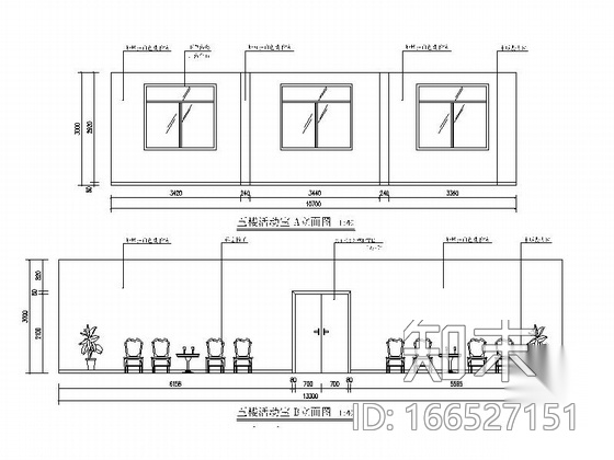 [江西]某税务局办公楼全套施工图cad施工图下载【ID:166527151】