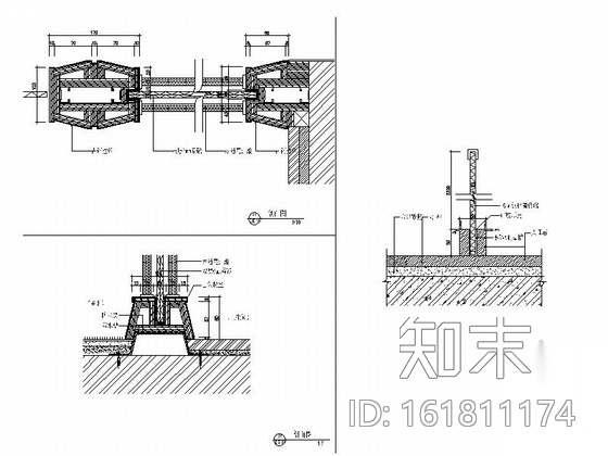 [浙江]豪华亮丽120平欧式风格三居室样板房室内装修施工...cad施工图下载【ID:161811174】