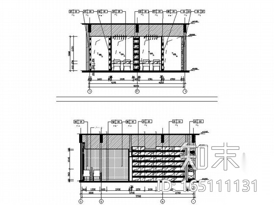 [江苏]学校宿舍楼高档商务中心装修施工图cad施工图下载【ID:165111131】