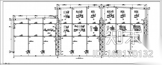 某钢桁架柱节点构造详图cad施工图下载【ID:168170132】