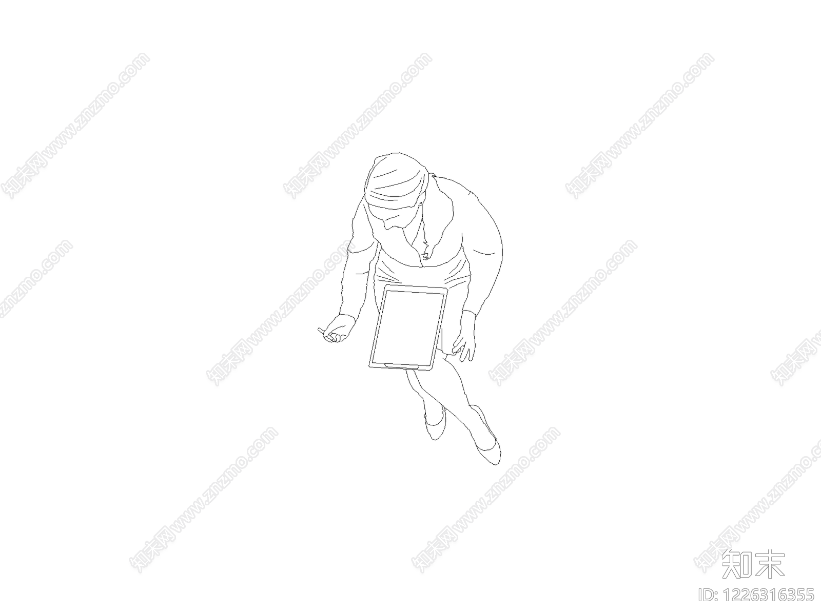 人物cad施工图下载【ID:1226316355】