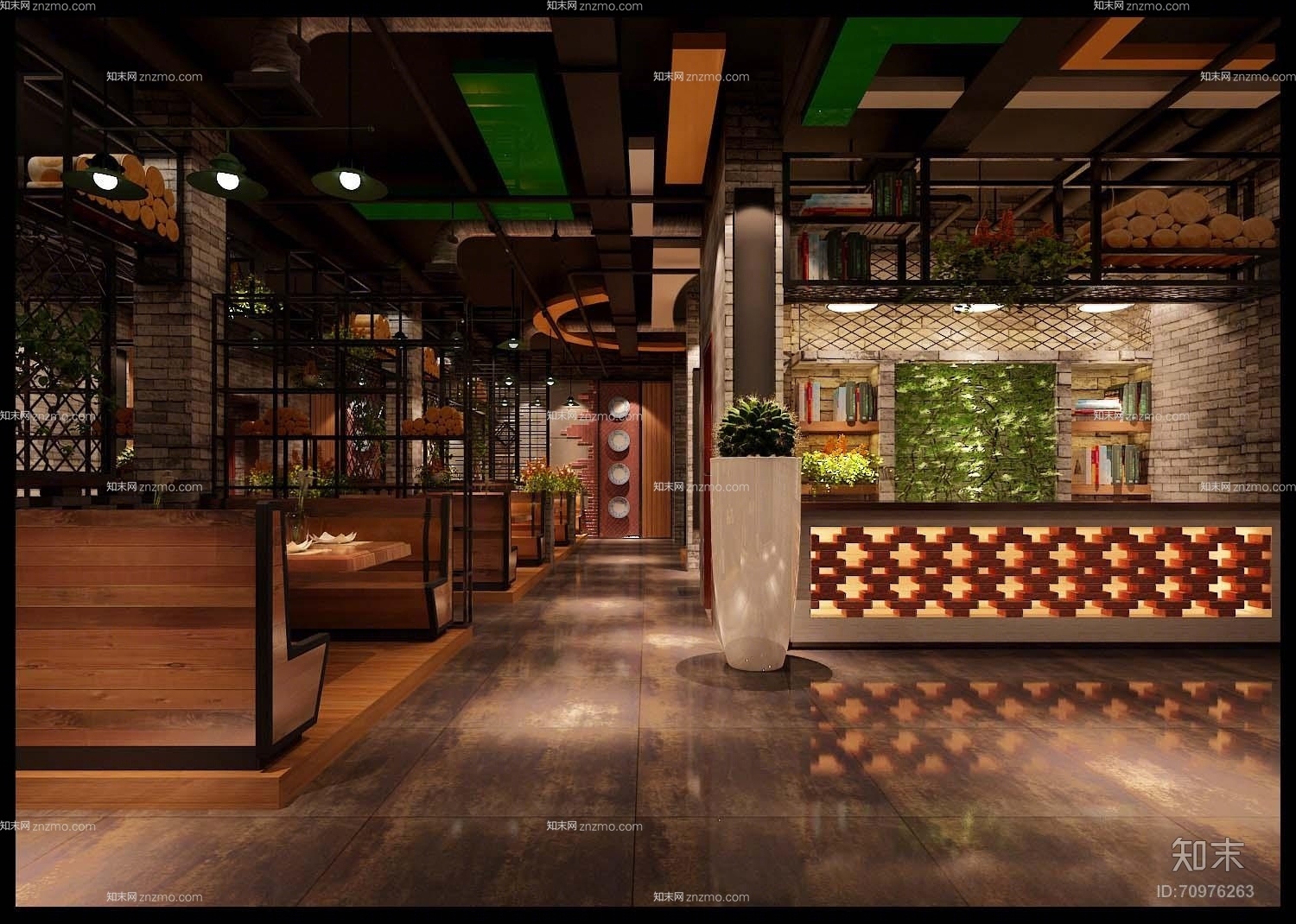 工业风收银台3D模型下载【ID:70976263】