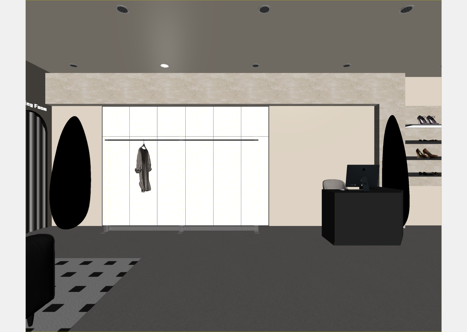 现代接待室3D模型下载【ID:1214590423】