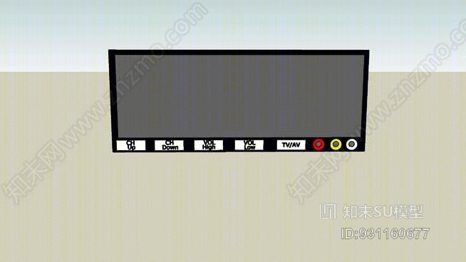 平板电视SU模型下载【ID:931160677】