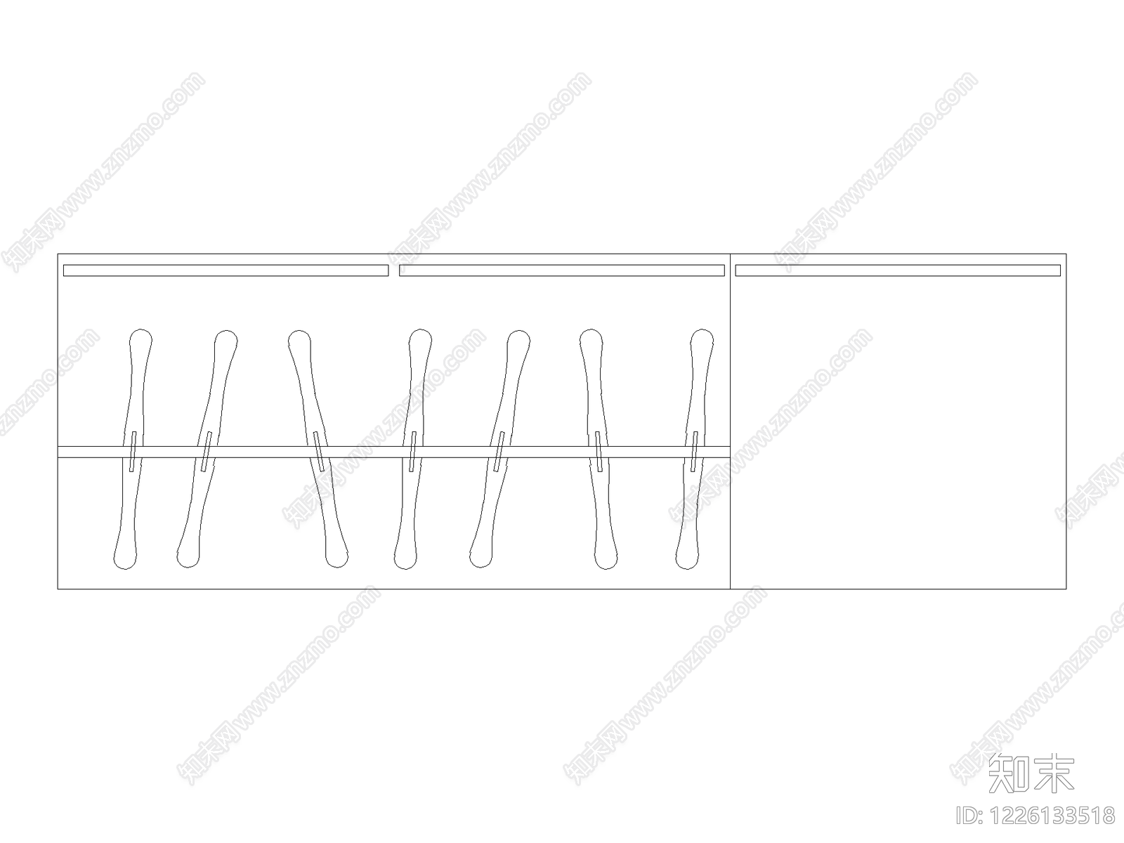柜子cad施工图下载【ID:1226133518】