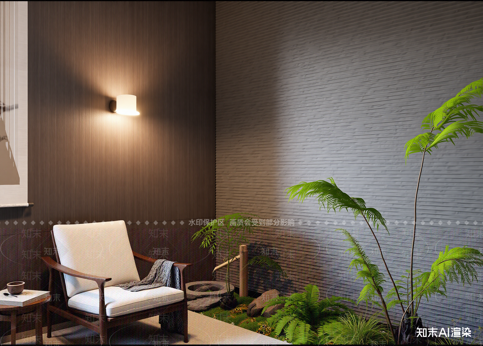 新中式茶室3D模型下载【ID:1214937897】