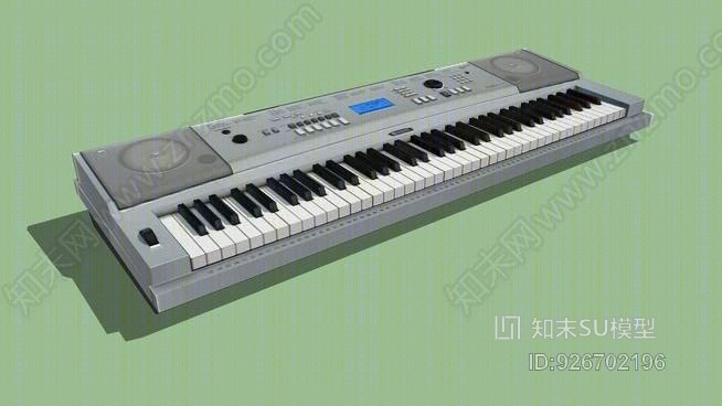 现代乐器SU模型草图