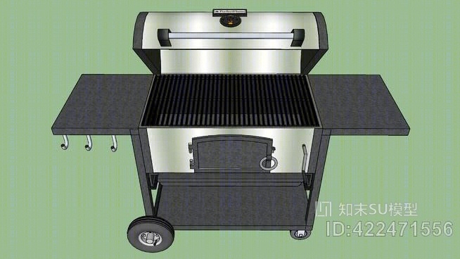 木炭烤架SU模型下载【ID:422471556】