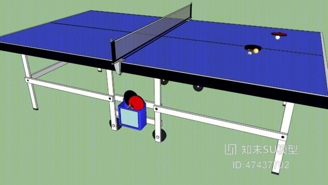 桌球SU模型下载【ID:917982642】