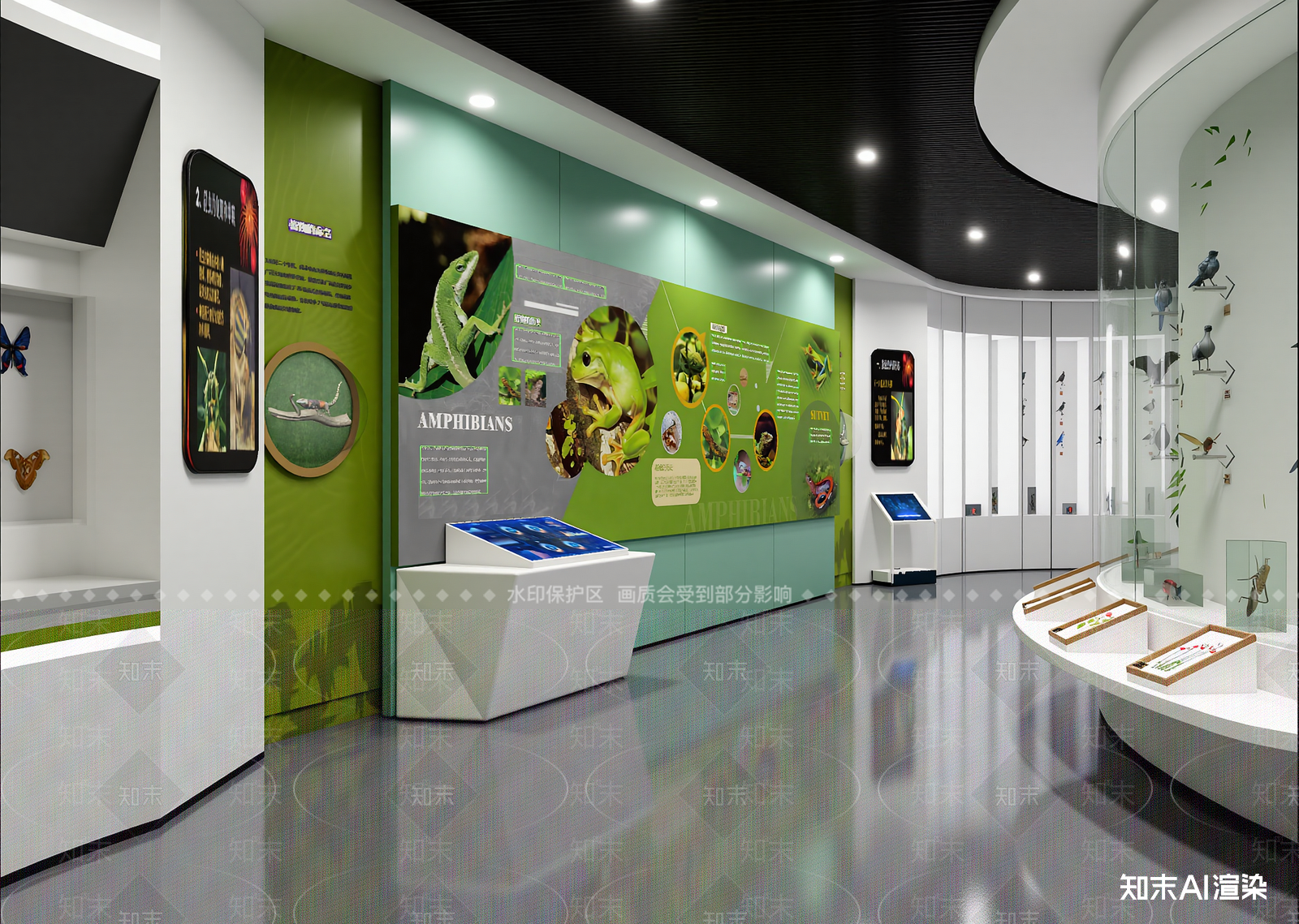 现代科学展厅3D模型下载【ID:1214330798】