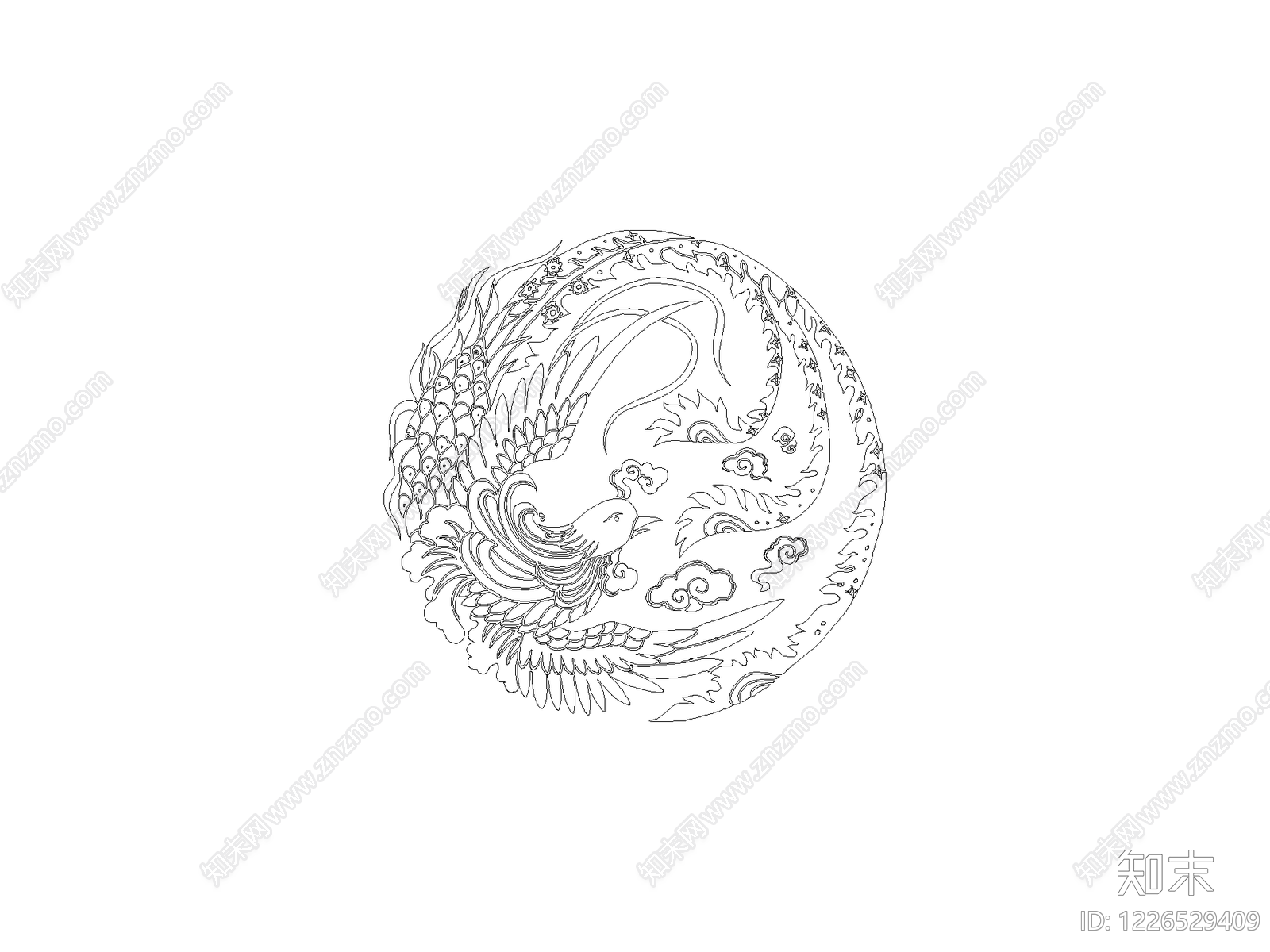 雕塑装饰构件CAD图纸