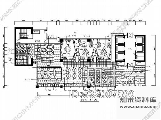 施工图学生作品足球主题餐饮空间装修图cad施工图下载【ID:532007599】