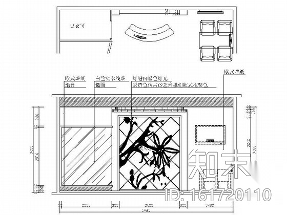 某时尚浪漫婚纱店面室内装修图（含效果）cad施工图下载【ID:161720110】