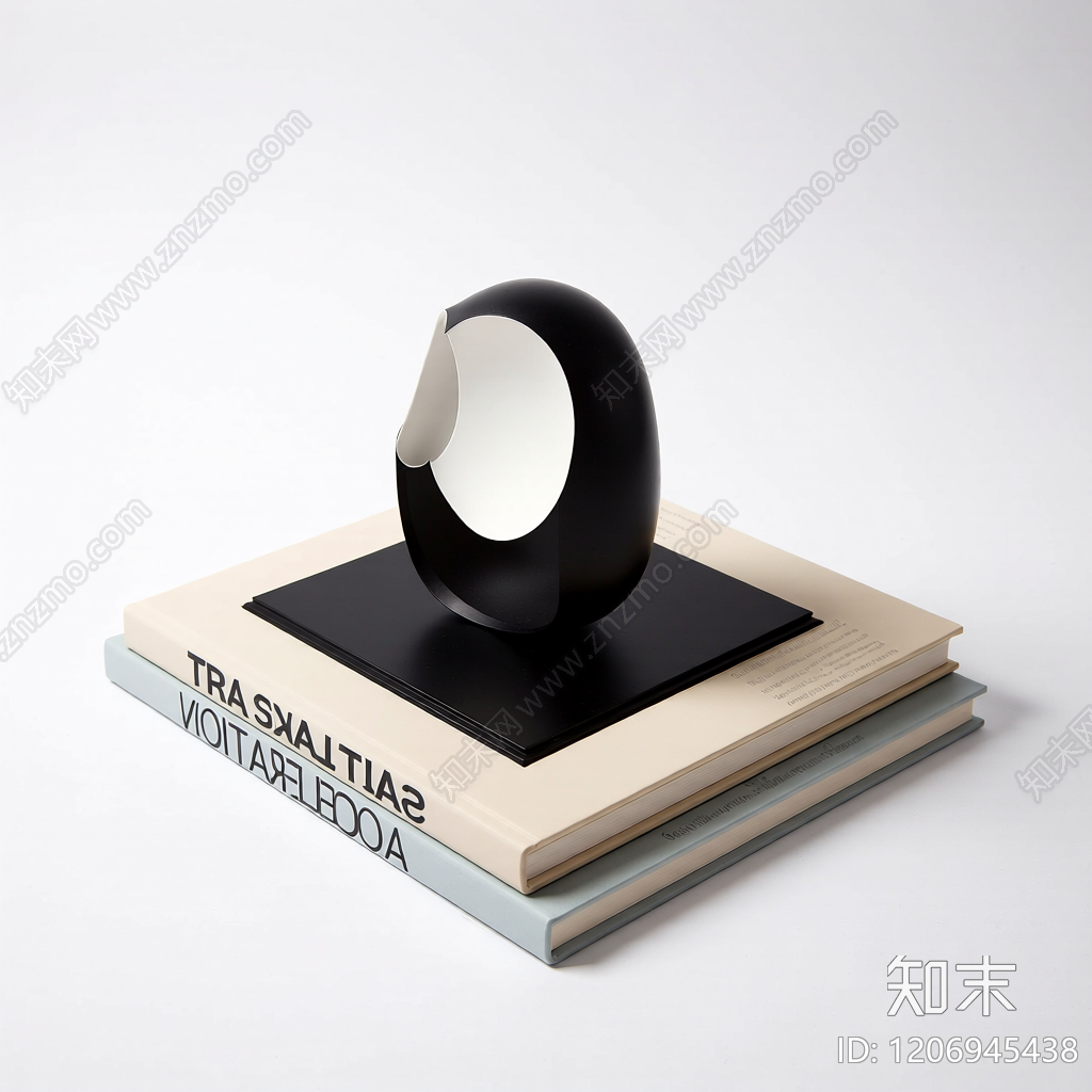 抽象雕塑装饰品3D模型下载【ID:1206945438】