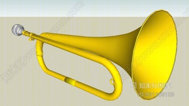 克雷龙号角SU模型下载【ID:931153153】