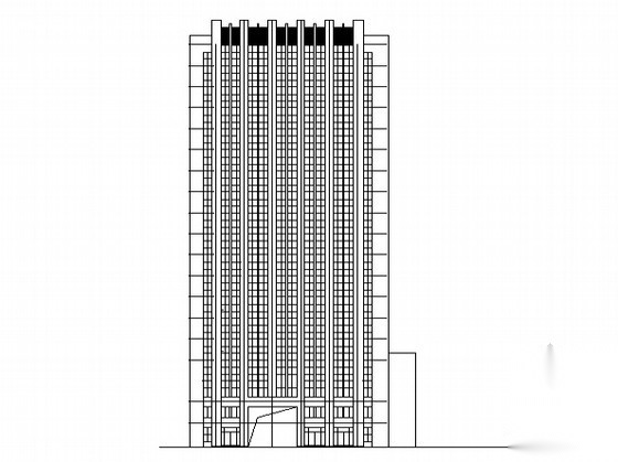 [舟山]某十九层医院扩建设计方案（含效果图）cad施工图下载【ID:166710118】