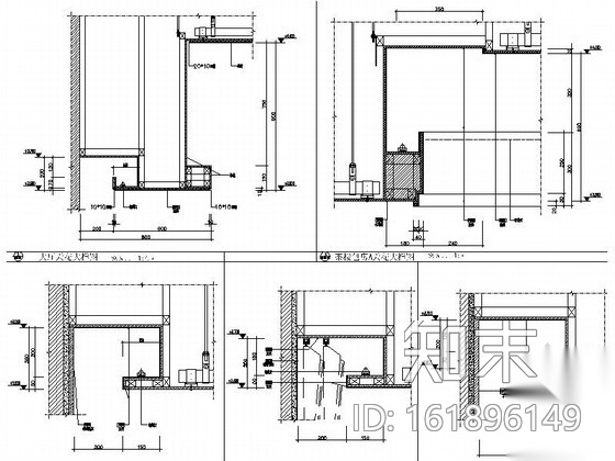 [重庆]某现代简约酒店茶室室内精装修设计施工图施工图下载【ID:161896149】