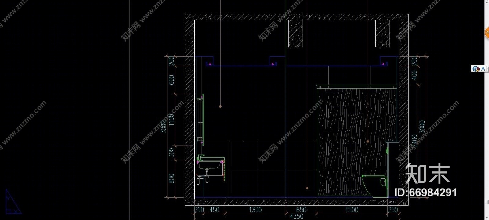 建滔广场一期办公工程（CAD施工图纸）cad施工图下载【ID:66984291】