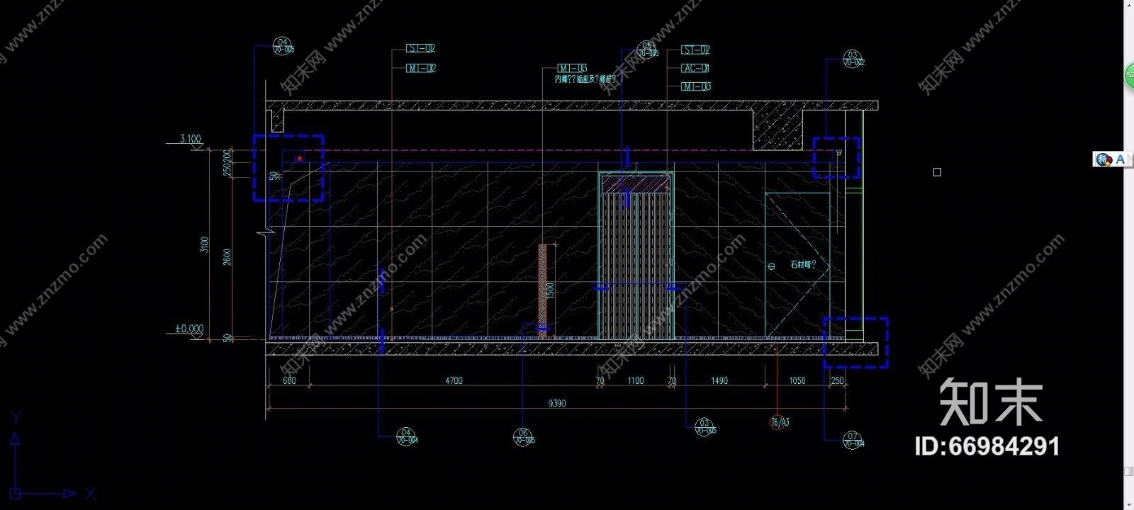 建滔广场一期办公工程（CAD施工图纸）cad施工图下载【ID:66984291】