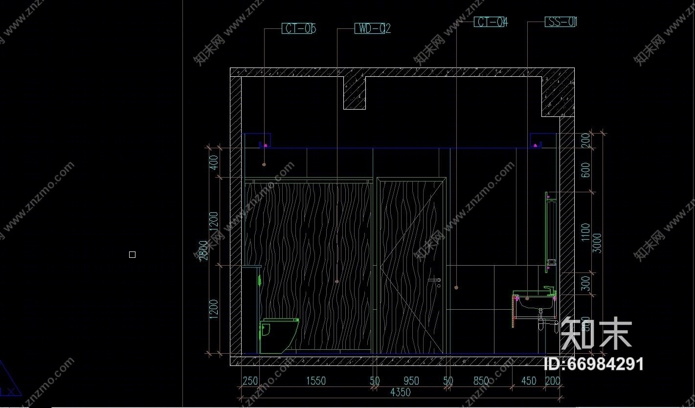 建滔广场一期办公工程（CAD施工图纸）cad施工图下载【ID:66984291】