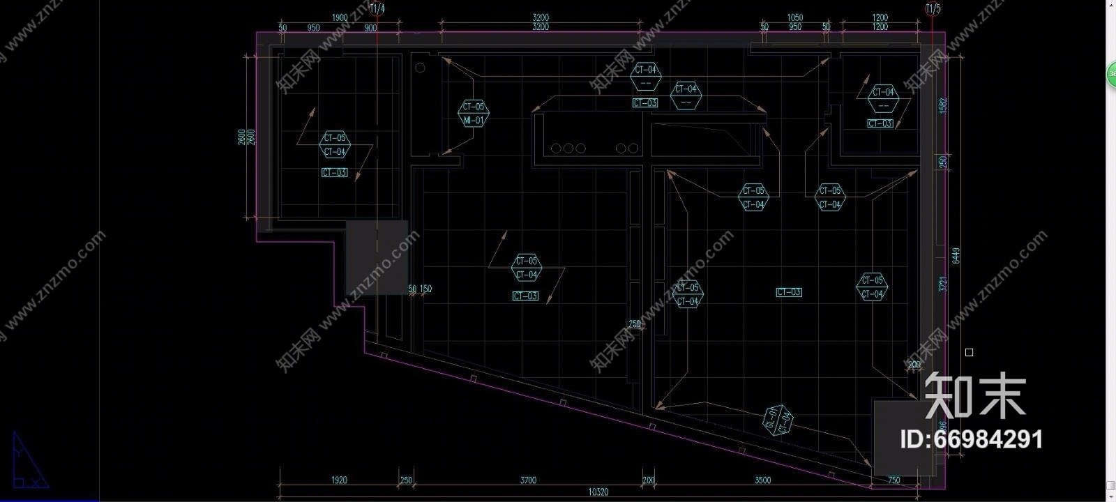 建滔广场一期办公工程（CAD施工图纸）cad施工图下载【ID:66984291】