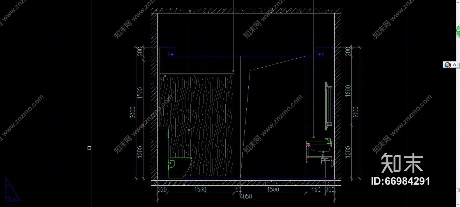 建滔广场一期办公工程（CAD施工图纸）cad施工图下载【ID:66984291】