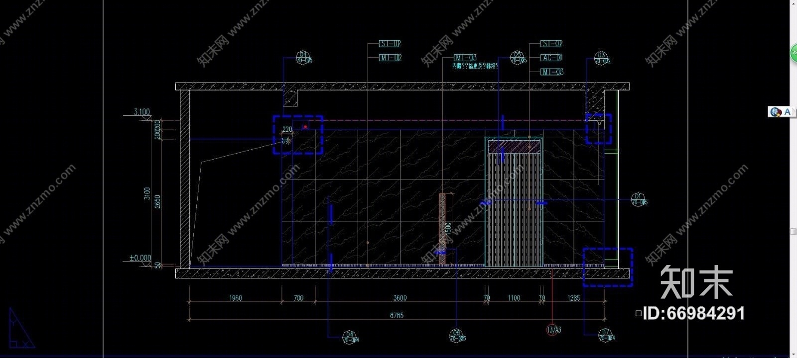 建滔广场一期办公工程（CAD施工图纸）cad施工图下载【ID:66984291】