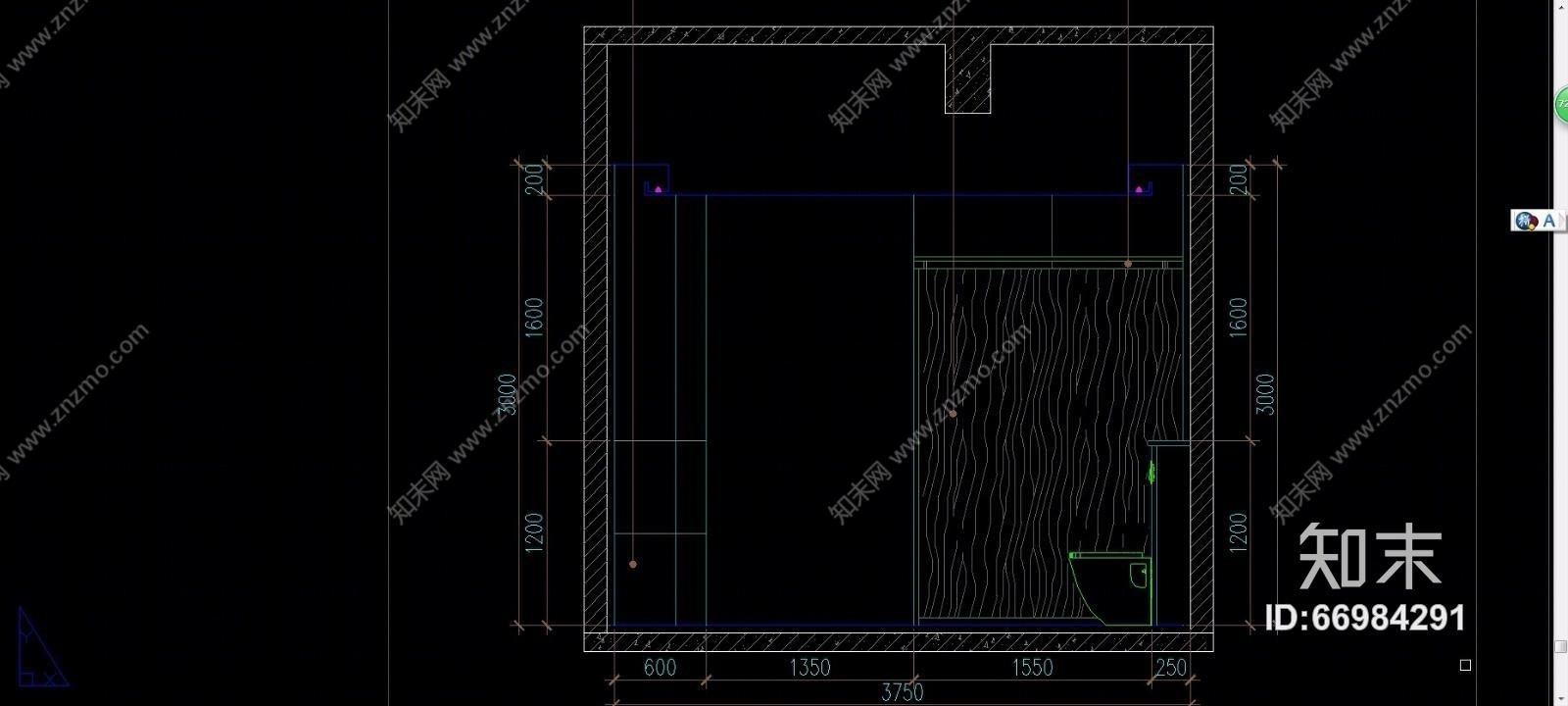 建滔广场一期办公工程（CAD施工图纸）cad施工图下载【ID:66984291】