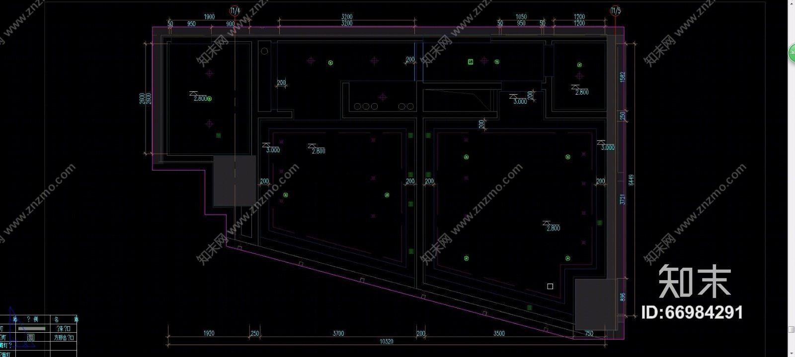 建滔广场一期办公工程（CAD施工图纸）cad施工图下载【ID:66984291】