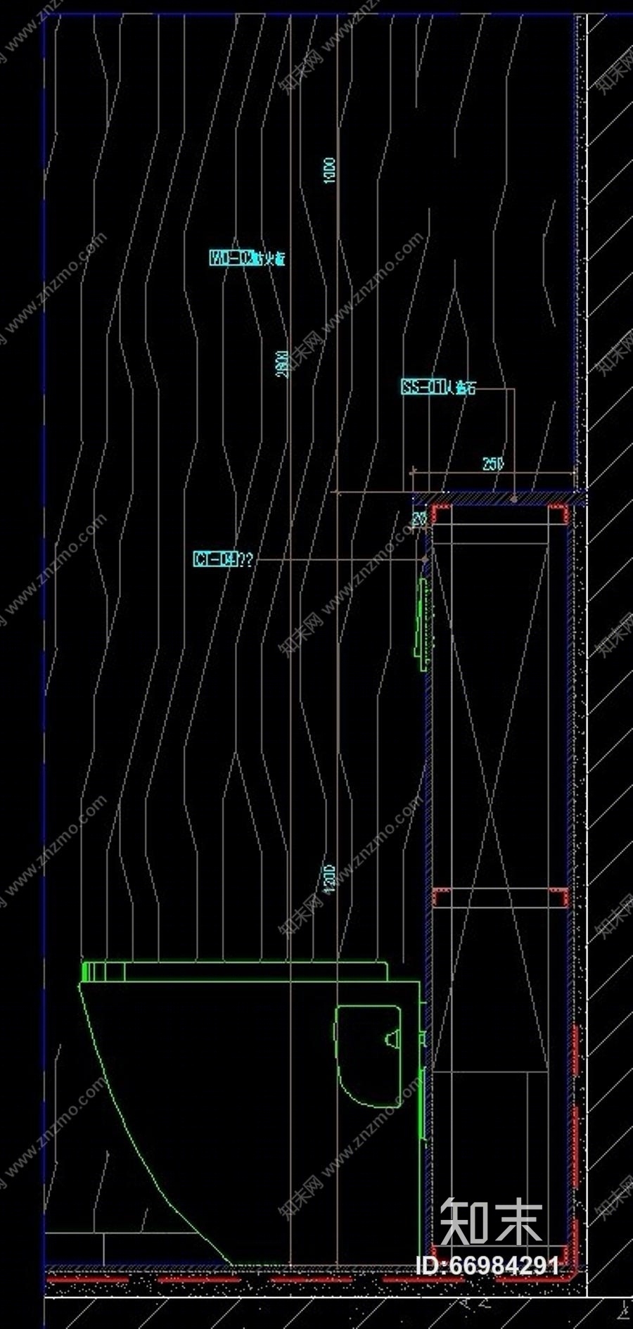 建滔广场一期办公工程（CAD施工图纸）cad施工图下载【ID:66984291】