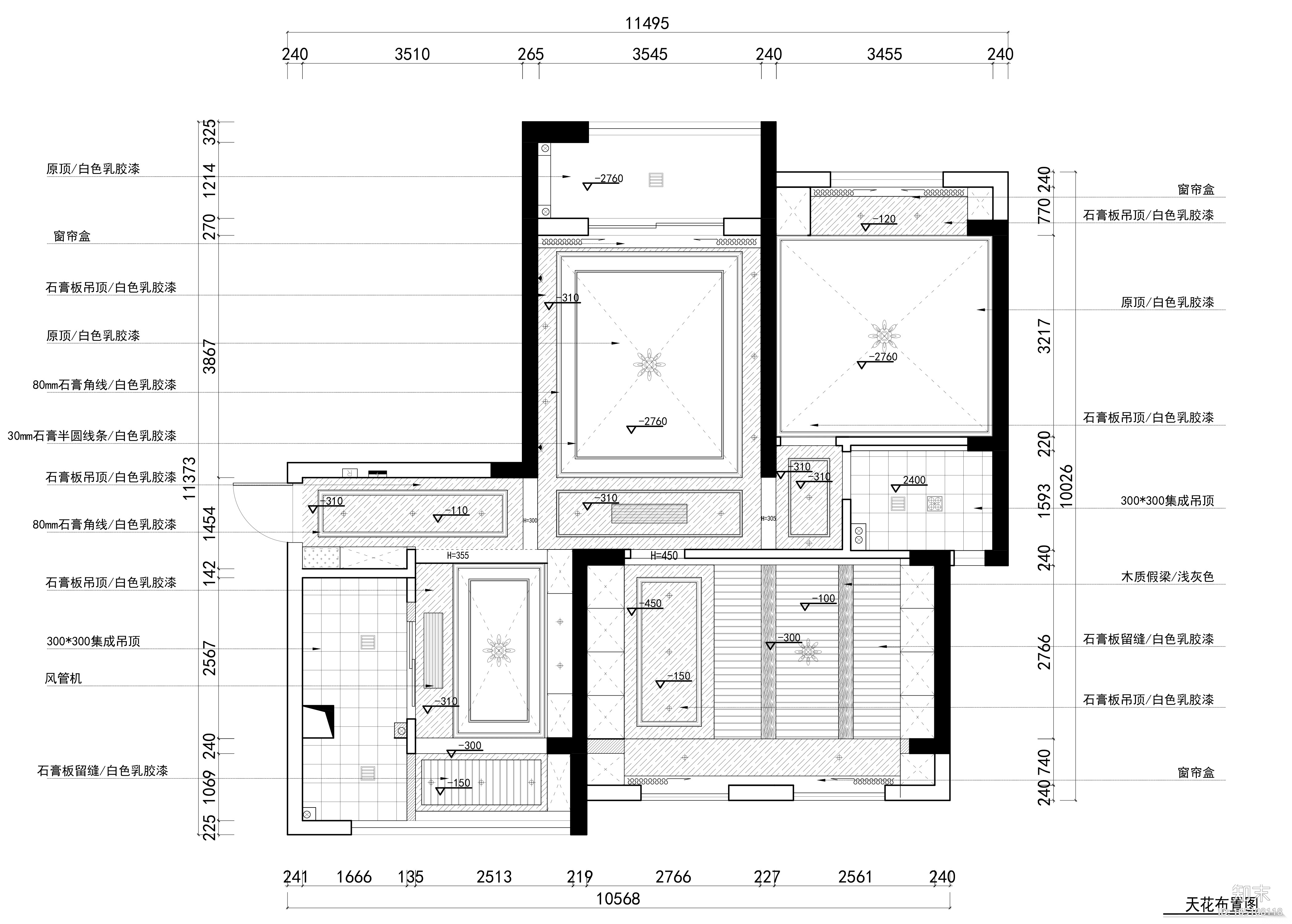 花房姑娘项目设计室内装修全套CAD施工图纸施工图下载【ID:165108118】